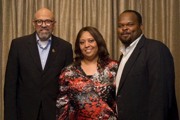 Lou Bellany, Annetta Foard and Quentin Talley, at "Lou, Q and You at e2" in April  |  Gena J Photography