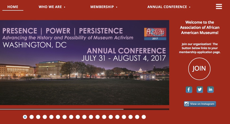 AAAM Conference Screenshot